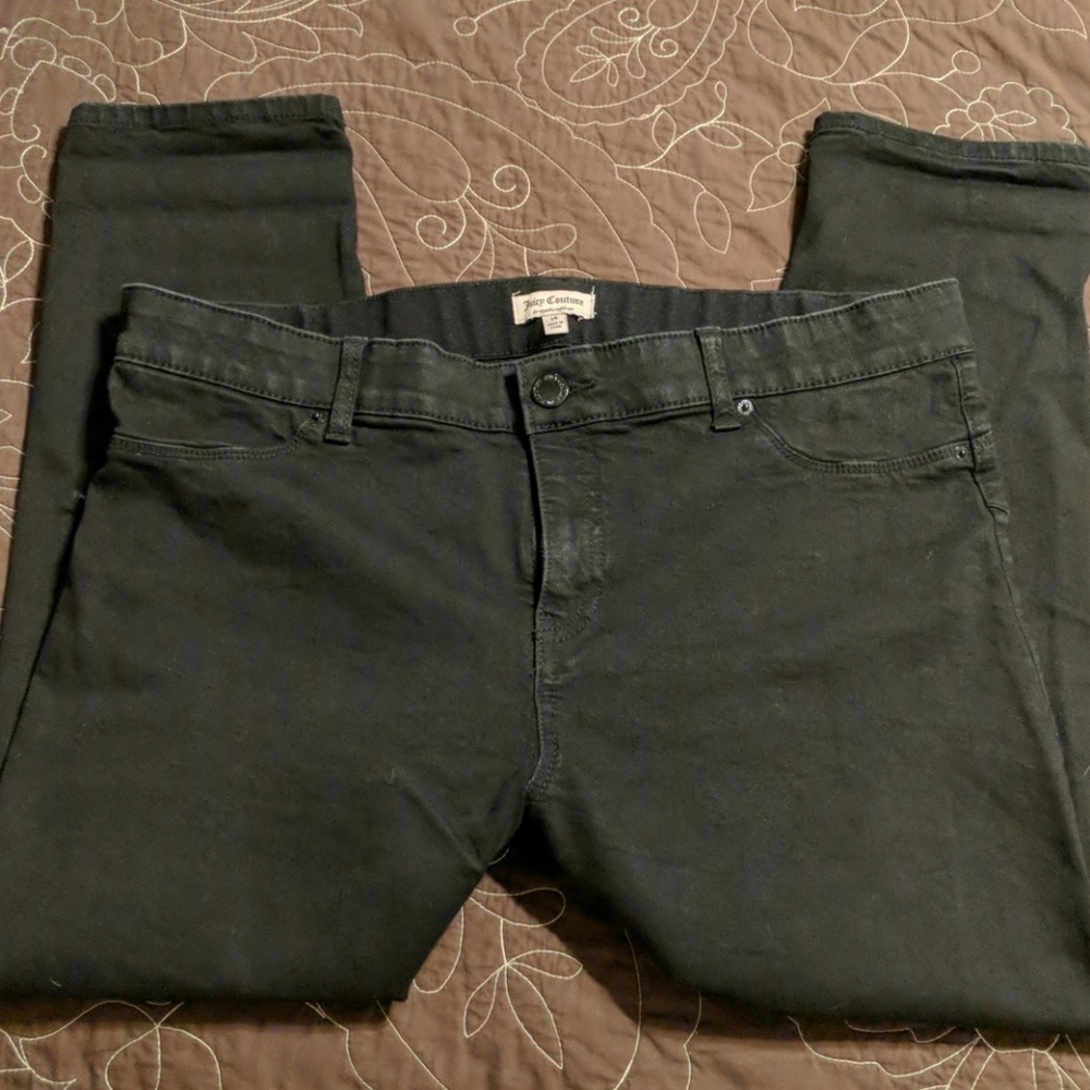 Juicy Couture Black Crop Jeans